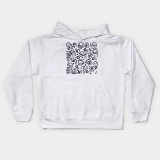 concerned doodles Kids Hoodie